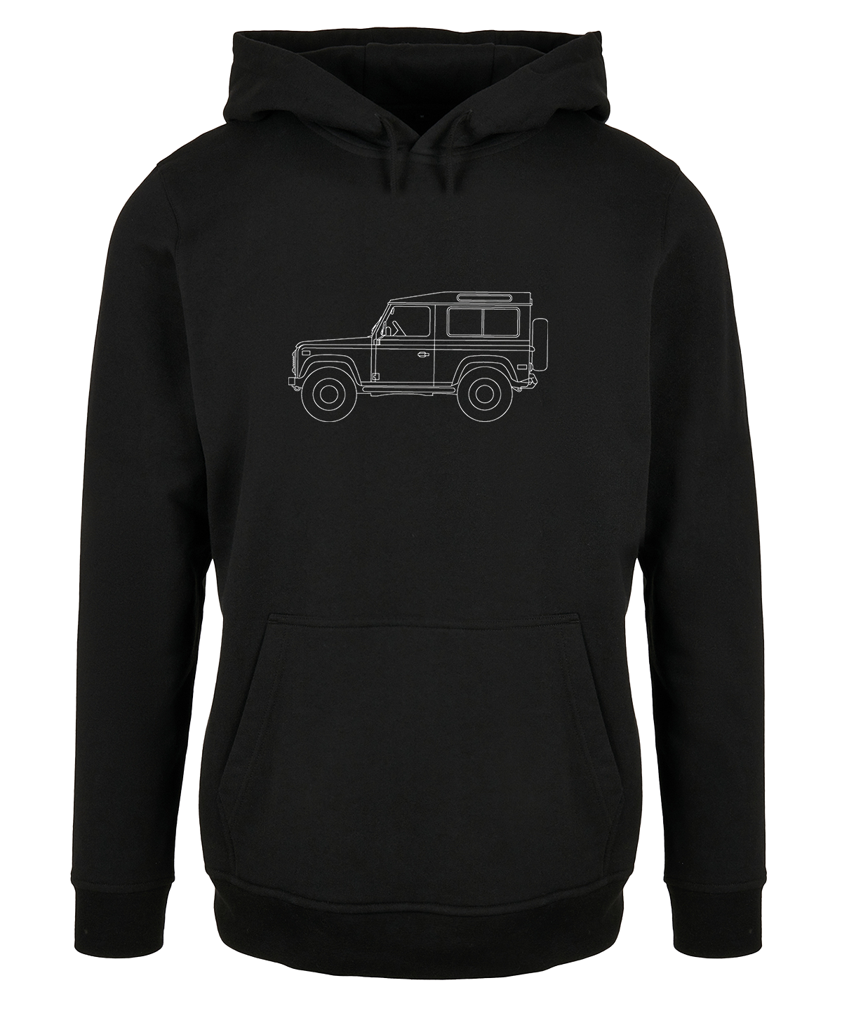 Land Rover Outline Drawing Hoodie