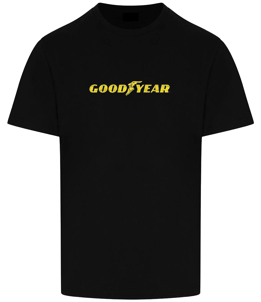 Goodyear Tyres Coloured Aged Effect Logo T Shirt - up to 6XL