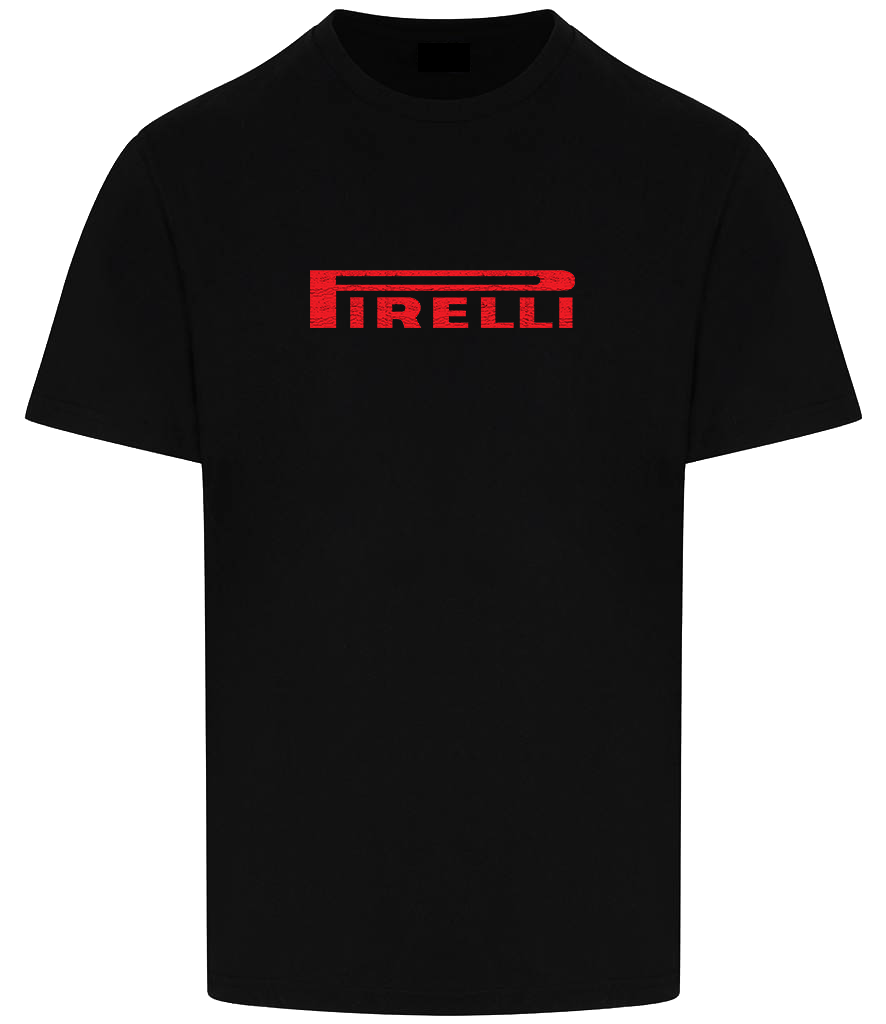 Pirelli Tyres Coloured Aged Effect Logo T Shirt - up to 6XL