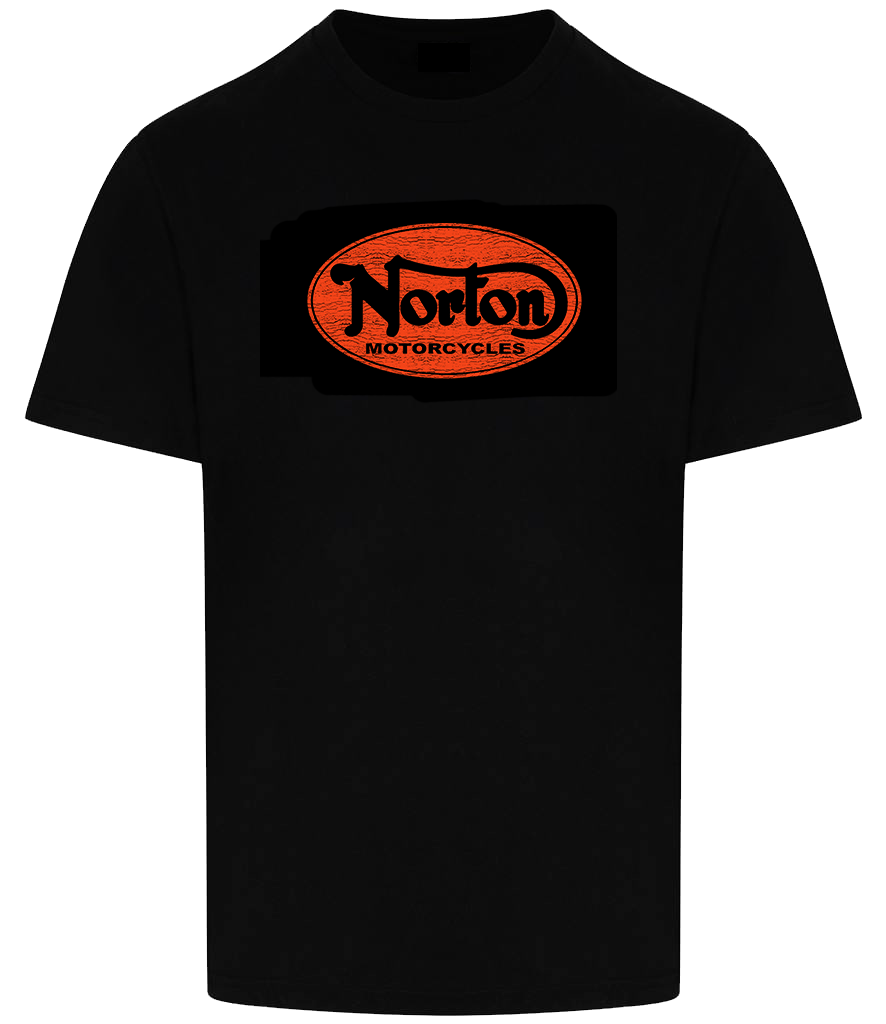 Norton Motorcycle Distressed Logo T Shirt