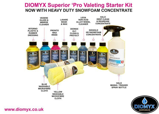 DIOMYX Superior Pro Valeting Starter Kit - NOW WITH HD SNOWFOAM
