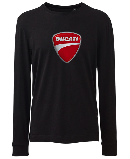 DUCATI Motorcycle Long Sleeve T Shirt up to 6XL