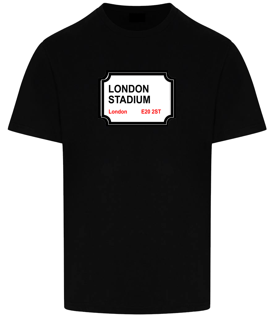 West Ham United FC London Stadium Sign T Shirt (Square)