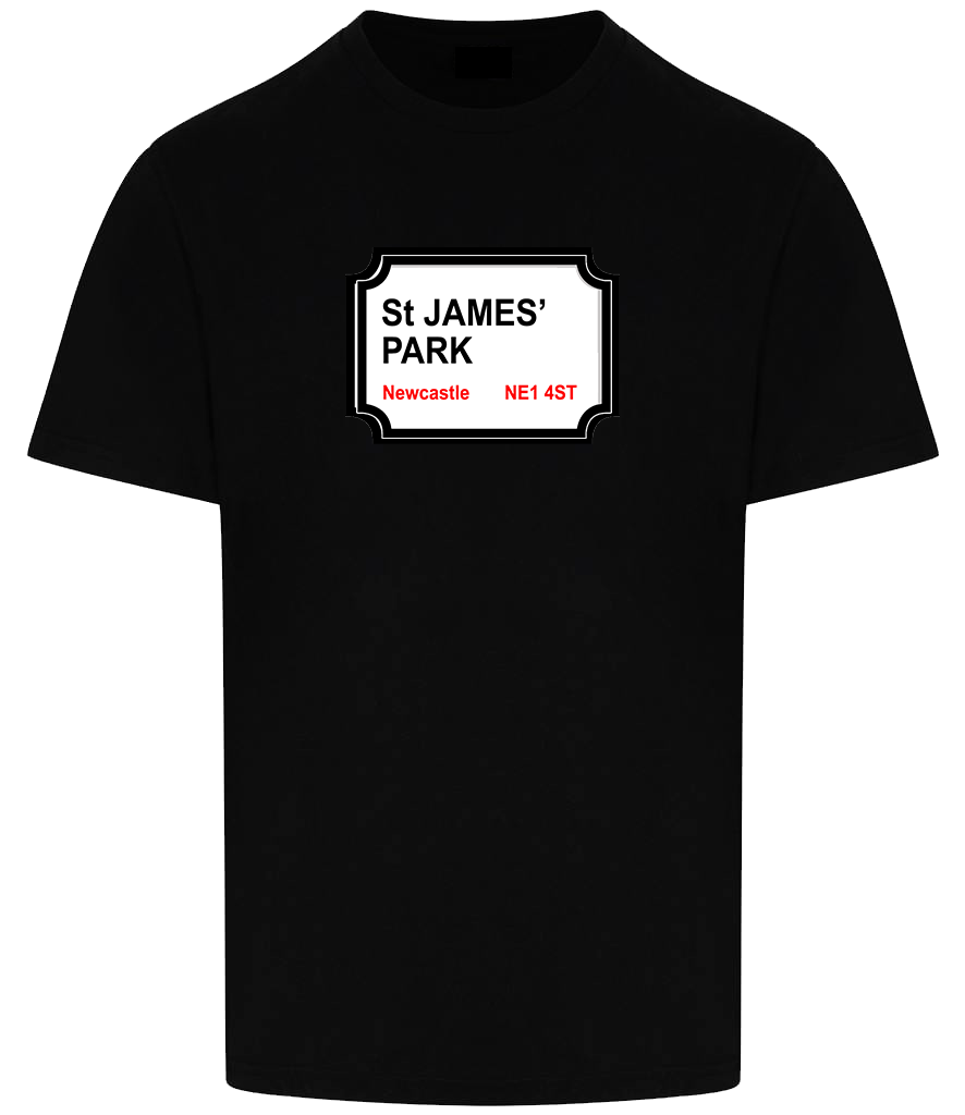 Newcastle United St James' Park Sign T Shirt (Square)