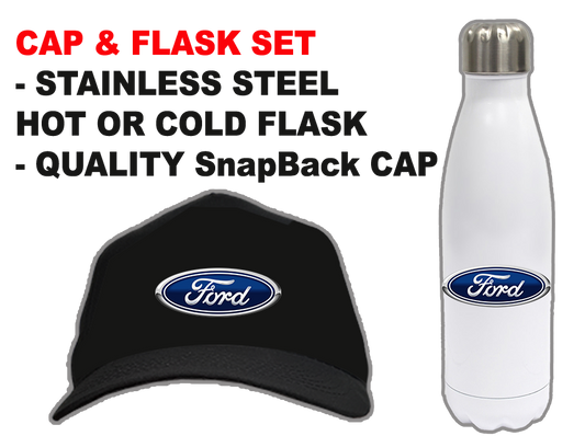 FORD CAP & FLASK