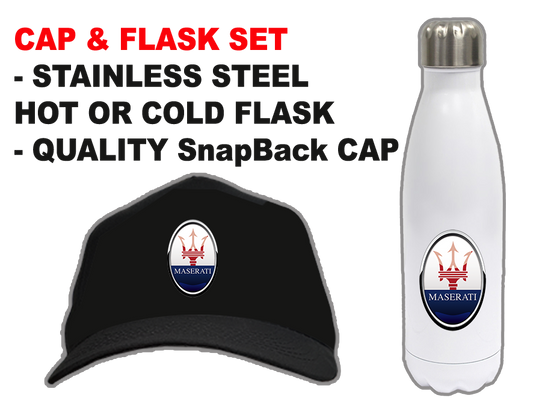 MASERATI CAP & FLASK