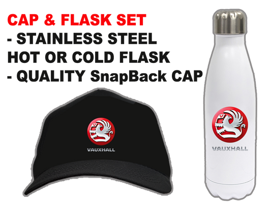 VAUXHALL CARS CAP & FLASK